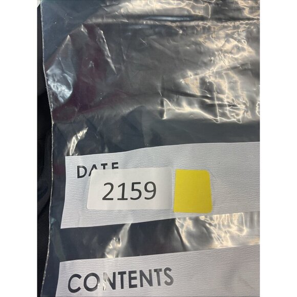 NEW Express size L Black Taffeta Faux Wrap Cropped Off Shoulder puff sleeve - Picture 10 of 10